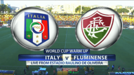 FULLMATCH : Friendly - Italy vs Fluminense (08-06-2014)