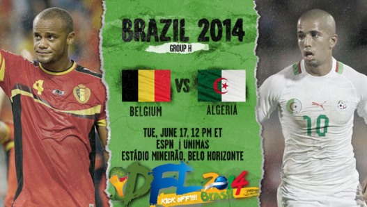 FULLMATCH : FIFA World Cup 2014 : Belgium vs Algeria - Group H (17-06-2014)
