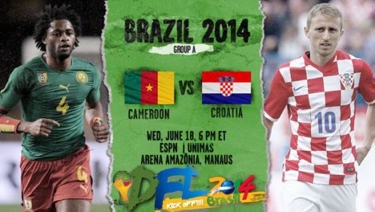 FULLMATCH : FIFA World Cup 2014 : Cameroon vs Croatia - Group A (18-06-2014)
