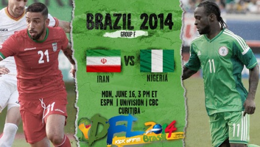 FULLMATCH : FIFA World Cup 2014 : Iran vs Nigeria - Group F (16-06-2014)