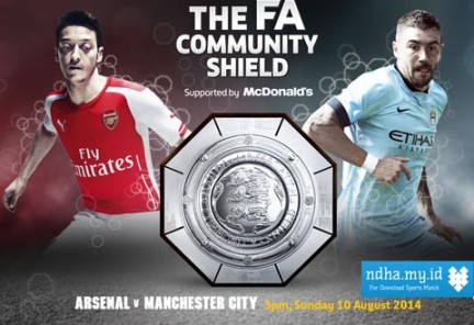 FULLMATCH : FA Cup Community Shield : Arsenal vs Manchester City (10-08-2014)