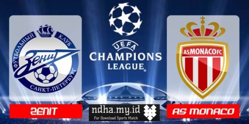 FULL MATCH Champions League Zenit St. Petersburg vs AS Monaco Group C (01-10-2014)