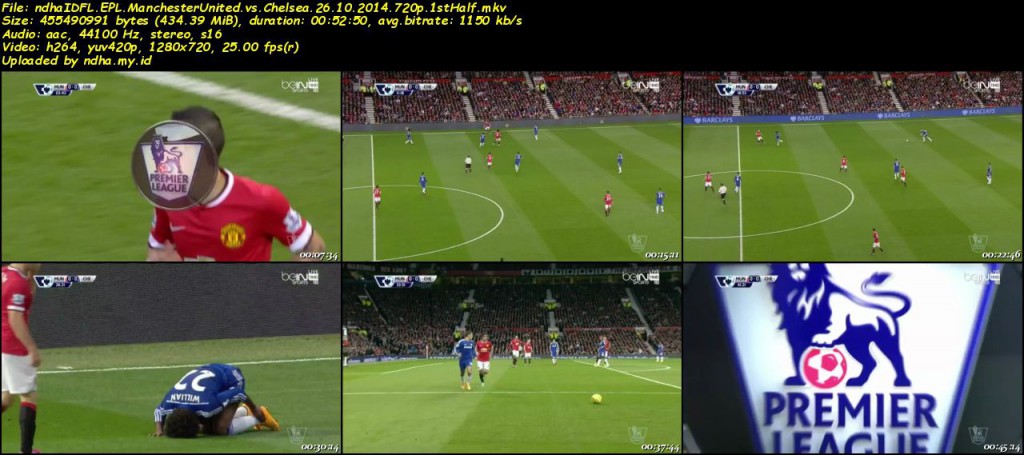 Full Match EPL 2014 Manchester United vs Chelsea