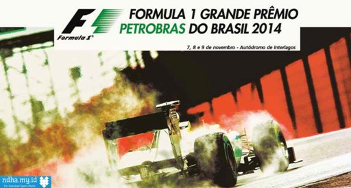 Formula 1 Round 18 Brazil Grand Prix Autodromo Race 540p 720p HD 50fps (09-11-2014)