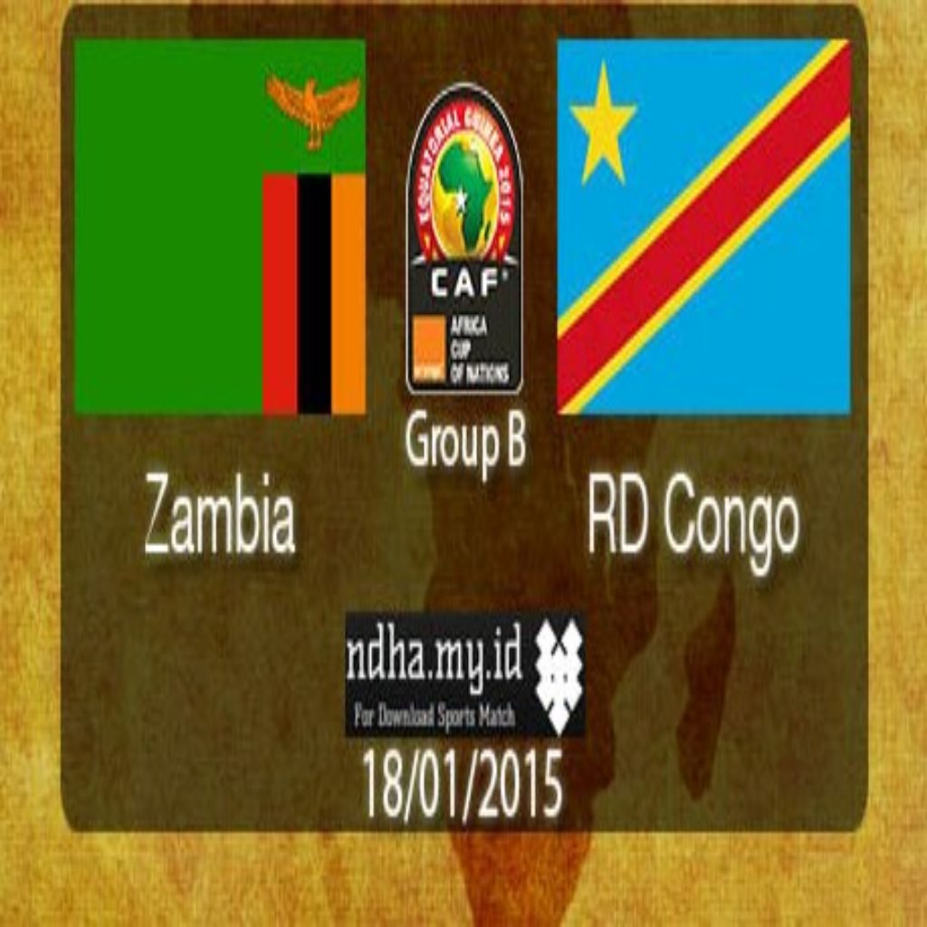 FULL MATCH Africa Cup Zambia vs DR Congo (18-01-2015)
