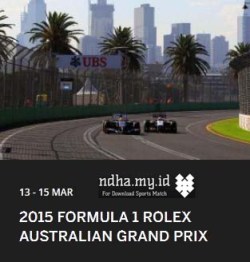 Formula 1 2015 Australian Grand Prix Melbourne Race Round 1 (15-03-2015)