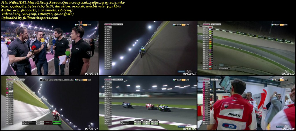 MotoGP Qatar GP Race 2015 Replay