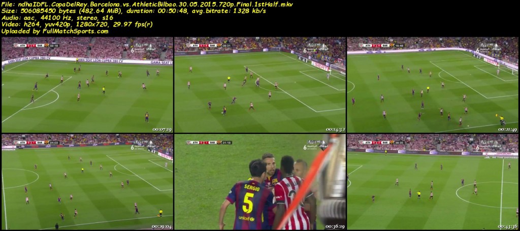 FULLMATCH Copa Del Rey Barcelona vs Athletic Bilbao Final (30-05-2015)