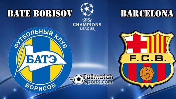 FULL MATCH Champions League Bate Borisov vs Barcelona Group E (20-10-2015)