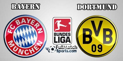 FULL MATCH Bundesliga Bayern Munchen vs Borussia Dortmund Match 8 (04-10-2015)