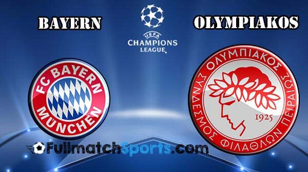 FULL MATCH Champions League Bayern Munchen vs Olympiakos Group F (24-11-2015)
