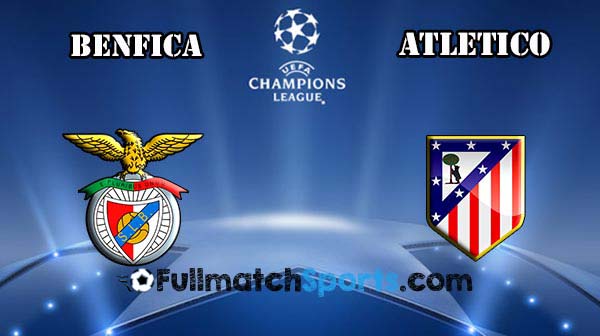 FULL MATCH Champions League Benfica vs Atletico Madrid Group C (08-12-2015)