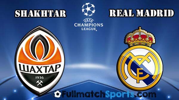 FULL MATCH Champions League Shakhtar Donetsk vs Real Madrid Group A (25-11-2015)