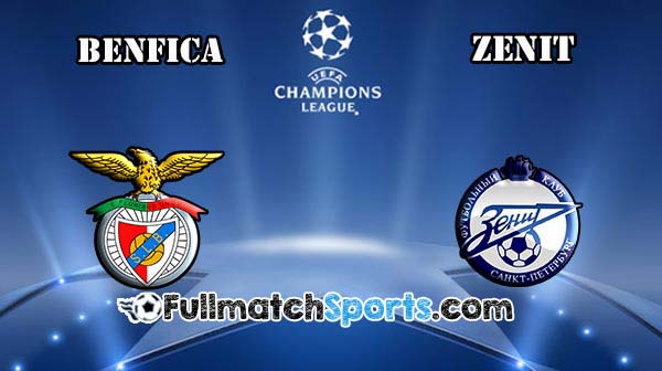 FULL MATCH Champions League Benfica vs Zenit St Petersburg Round 16 (16-02-2016)