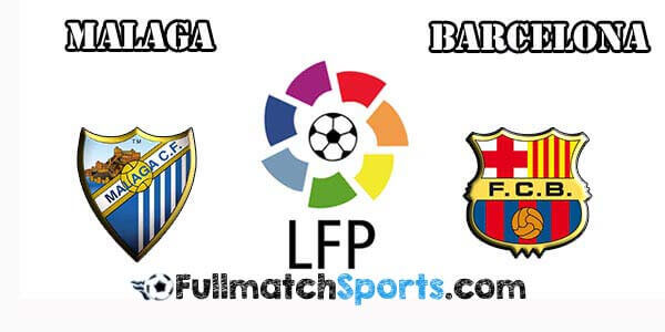 FULL MATCH La Liga Malaga vs Barcelona Jornada 20 (23-01-2016)