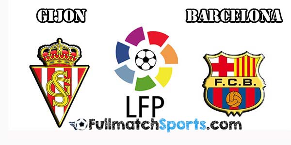 FULL MATCH La Liga Sporting Gijon vs Barcelona Jornada 24 (17-02-2016)