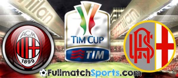 FULL MATCH AC Milan vs Alessandria Coppa Italia Semi Final (01-03-2016)