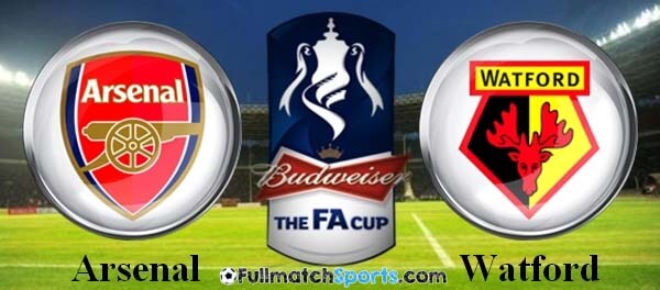 FULL MATCH Arsenal vs Watford FA Cup Quarter Final (13-03-2016)