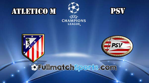 FULL MATCH Atletico Madrid vs PSV Eindhoven Champions League Round 16 (15-03-2016)