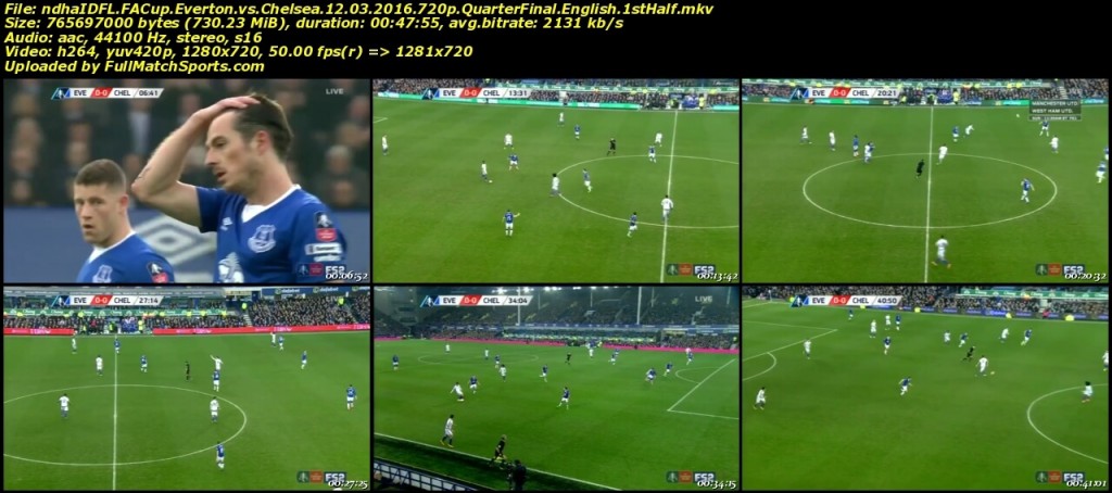 FULL MATCH Everton vs Chelsea FA Cup Quarter Final (12-03-2016)