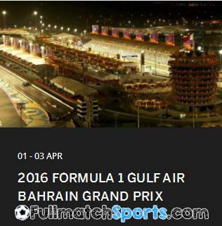 Formula 1 2016 Bahrain Grand Prix Race Round 2 (03-04-2016)