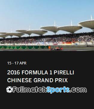 Formula 1 2016 Chinese Grand Prix Race Round 3 (17-04-2016)