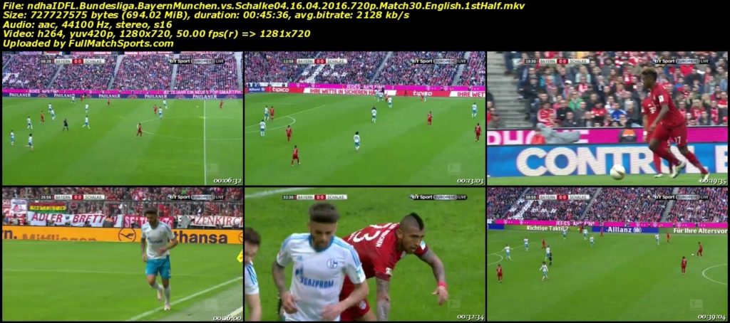 FULL MATCH Bayern Munchen vs Schalke 04 Bundesliga Match 30 (16-04-2016)