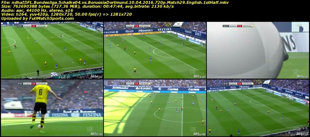 FULL MATCH Schalke 04 vs Borussia Dortmund Bundesliga Match 29 (10-04-2016)