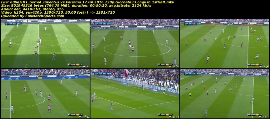 FULL MATCH Juventus vs Palermo Serie A Giornata 33 (17-04-2016)