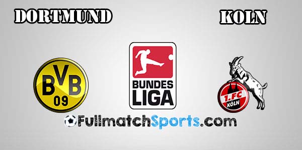 FULL MATCH Borussia Dortmund vs FC Koln Bundesliga Match 34 (14-05-2016)