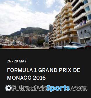 Formula 1 2016 Monaco Grand Prix Race Round 6 (29-05-2016)