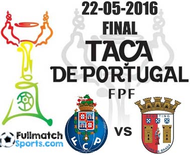 FULL MATCH FC Porto vs Braga Taca De Portugal Final (22-05-2016)