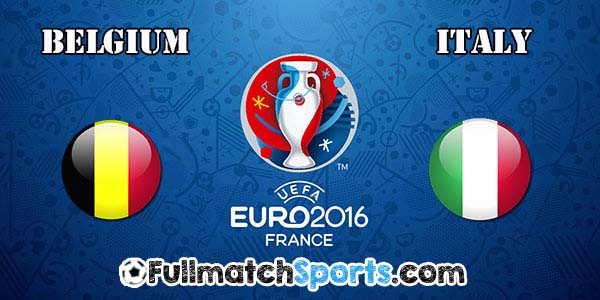 FULL MATCH EURO 2016 Belgium vs Italy Group E (13-06-2016)