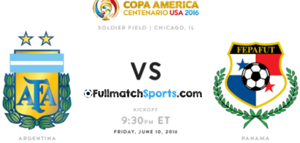 FULL MATCH Copa America 2016 Argentina vs Panama (11-06-2016)