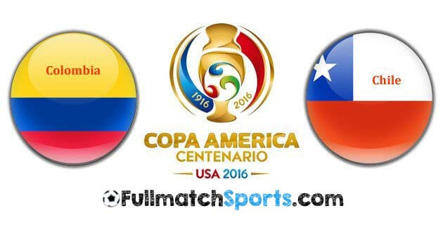 FULL MATCH Colombia vs Chile Copa America 2016 Semi Final (22-06-2016)