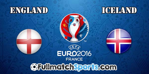 FULL MATCH England vs Iceland EURO 2016 Round 16 (27-06-2016)