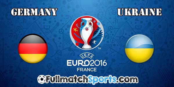 FULL MATCH EURO 2016 Germany vs Ukraine Group C (12-06-2016)
