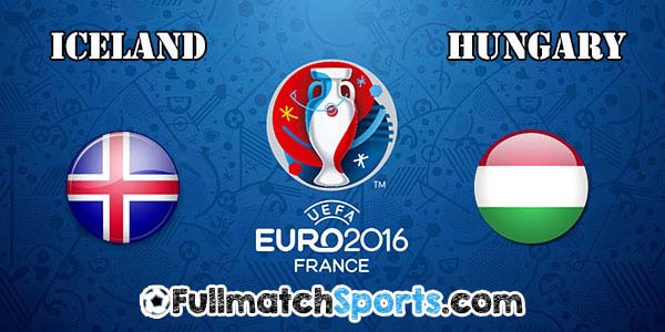 FULL MATCH EURO 2016 Iceland vs Hungary Group F (18-06-2016)