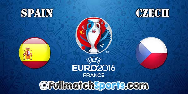 FULL MATCH EURO 2016 Spain vs Czech Group D (13-06-2016)