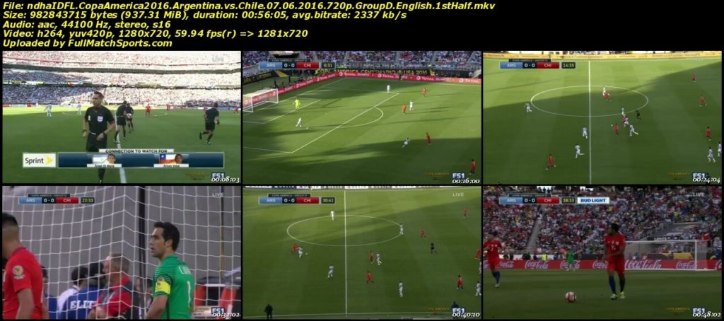 FULL MATCH Copa America 2016 Argentina vs Chile (07-06-2016)