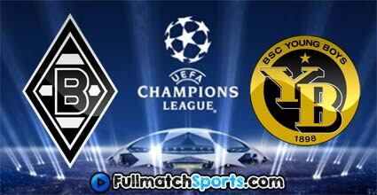 FULL MATCH Borussia Moenchengladbach vs Young Boys Champions League 2016-2017