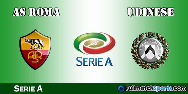 FULL MATCH AS Roma vs Udinese Serie A 2016-2017