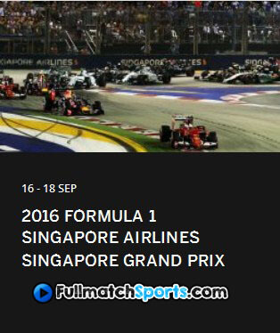 Formula 1 2016 Singapore Grand Prix Race Round 15