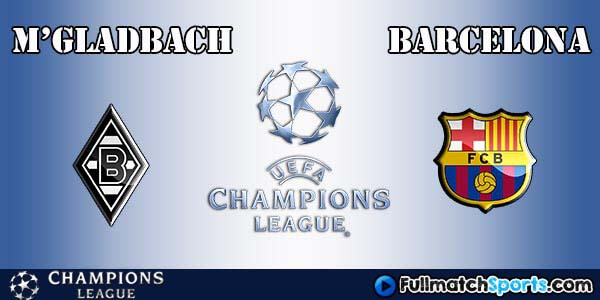 Full Match Moenchengladbach vs Barcelona Champions League 2016-17