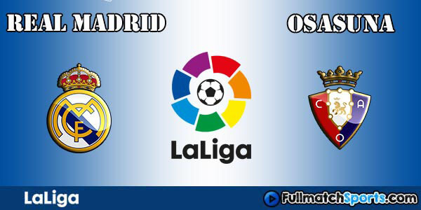 FULL MATCH Real Madrid vs Osasuna La Liga 2016-2017