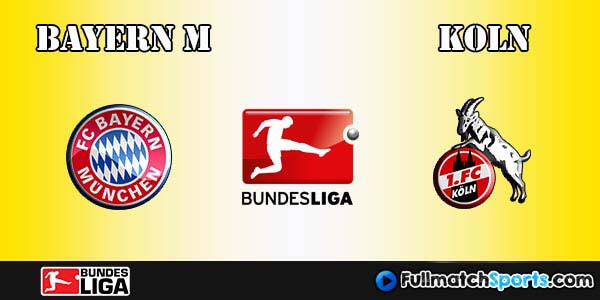 Full Match Bayern Munchen vs Koln Bundesliga 2016-17
