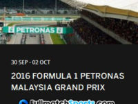 Formula 1 2016 Malaysia Grand Prix Race Round 16