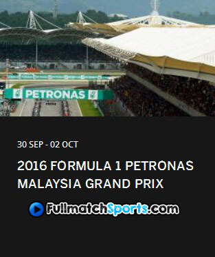 Formula 1 2016 Malaysia Grand Prix Race Round 16