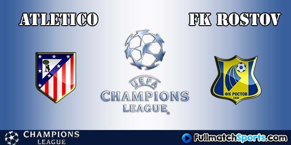 Full Match Atletico Madrid vs Rostov Champions League 2016-17