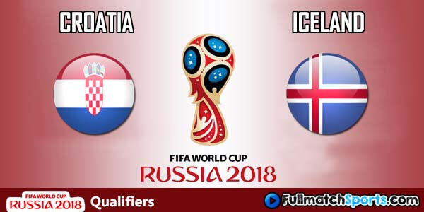 Full Match Croatia vs Iceland World Cup 2018 Qualifiers